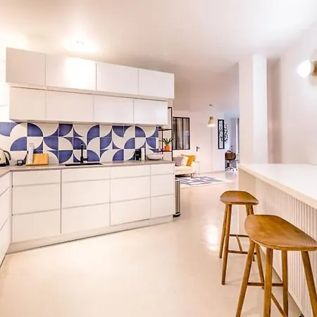 Loft Buttes Chaumont Apartment